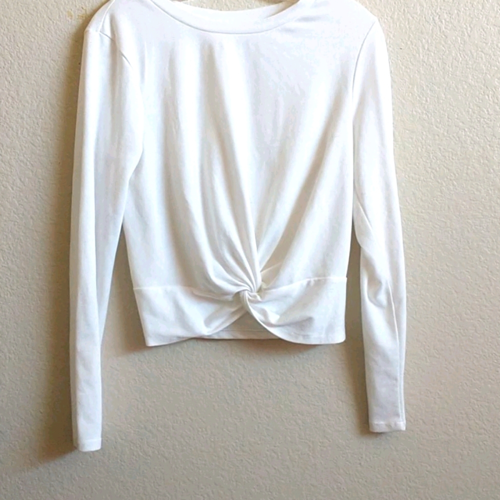 IVOIRE Twist Knot ivory color top